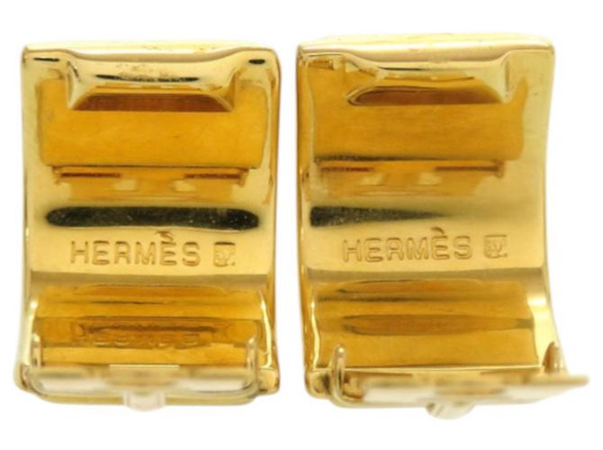 Pendientes de metal esmaltado Hermès Roja Azul Amarillo - vista 6