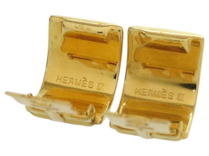 Pendientes de metal esmaltado Hermès Roja Azul Amarillo - vista 8