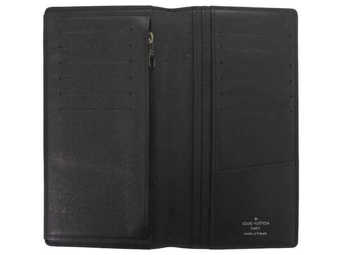 Portafoglio Lungo Brazza Taiga di Louis Vuitton Blu navy - vista 4