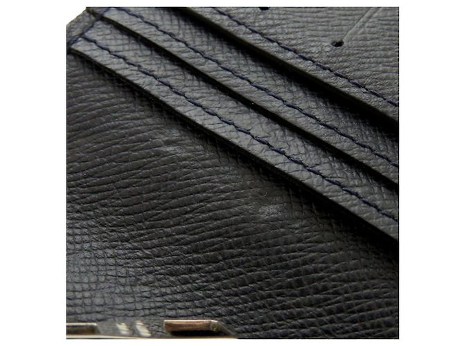 Portafoglio Lungo Brazza Taiga di Louis Vuitton Blu navy - vista 8