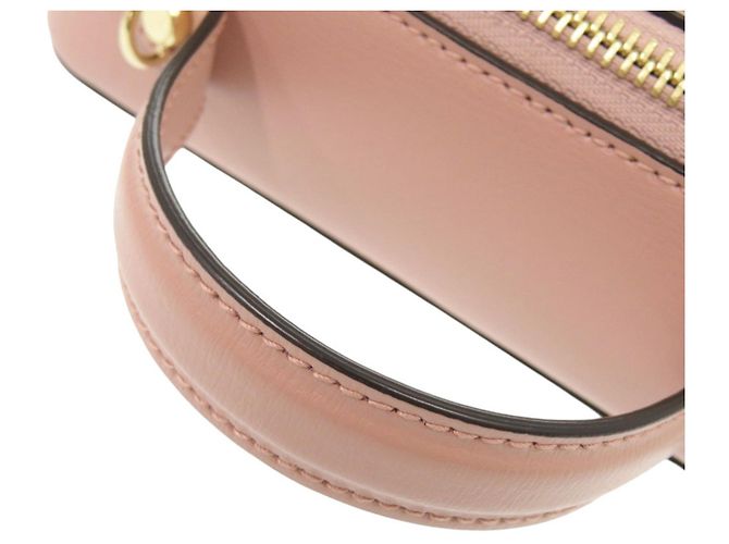 Borsa a spalla in pelle rosa Salvatore Ferragamo - vista 6