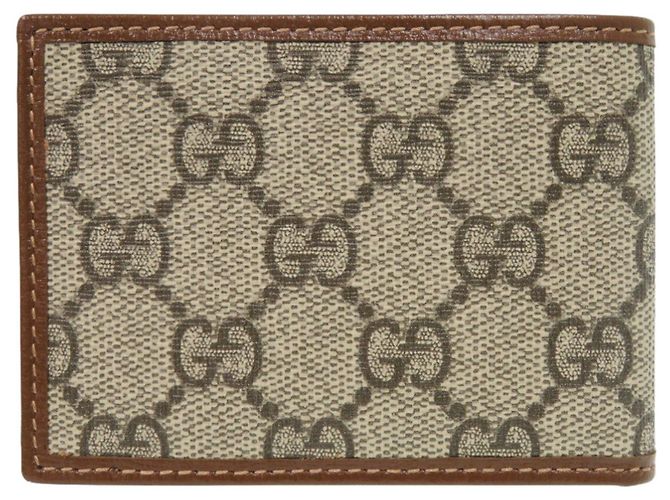 Billetera bifold beige Gucci Interlocking G - vista 3
