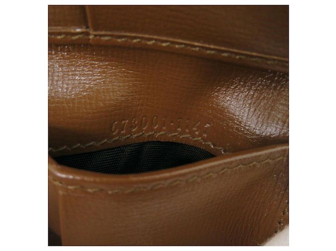 Billetera bifold beige Gucci Interlocking G - vista 8