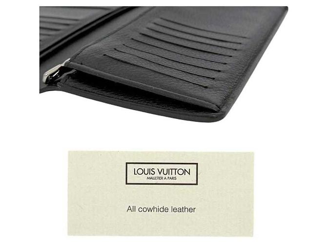 Louis Vuitton Bifold Langbörse Schwarz - Ansicht 9