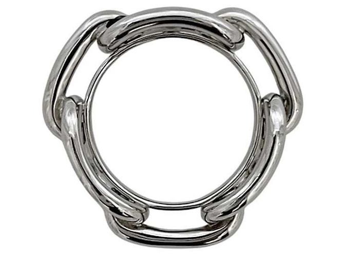 Ring Anel de lenço em prata Hermès - vista 5
