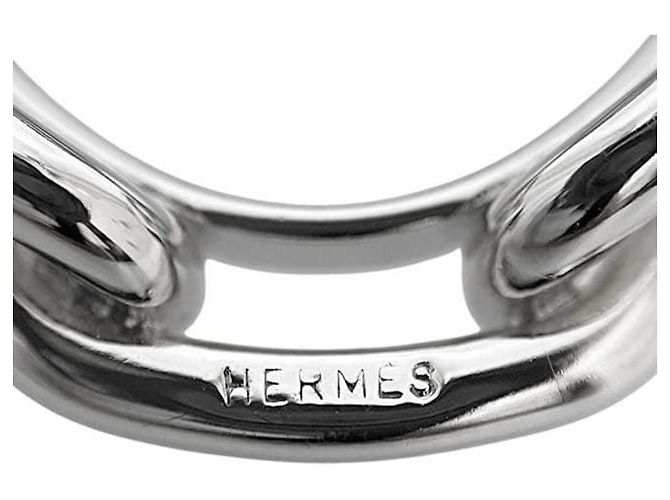 Ring Anel de lenço em prata Hermès - vista 6