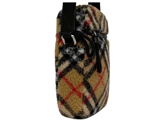 Borsa a spalla mini verticale Burberry Beige - vista 4