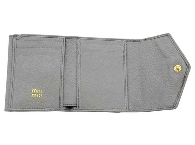 Billetera plegable Miu Miu Castaño - vista 4