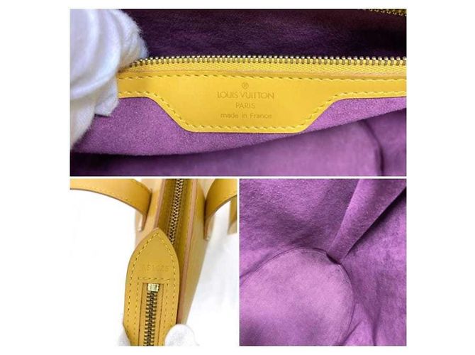 Saint Jacques Louis Vuitton Epi-Leder Tote Bag Gelb - Ansicht 10