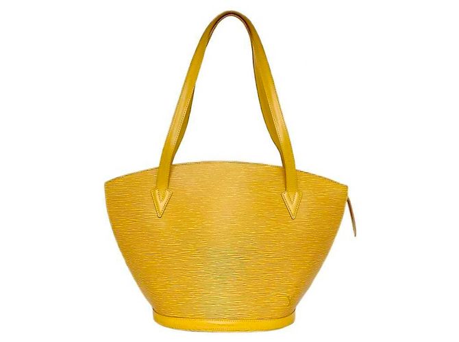 Saint Jacques Louis Vuitton Epi-Leder Tote Bag Gelb - Ansicht 2