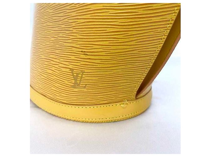 Saint Jacques Louis Vuitton Epi-Leder Tote Bag Gelb - Ansicht 6