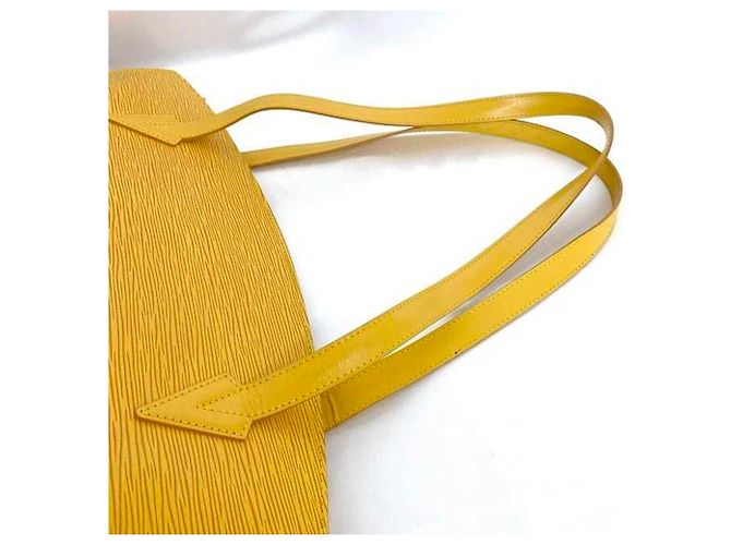Saint Jacques Louis Vuitton Epi-Leder Tote Bag Gelb - Ansicht 8