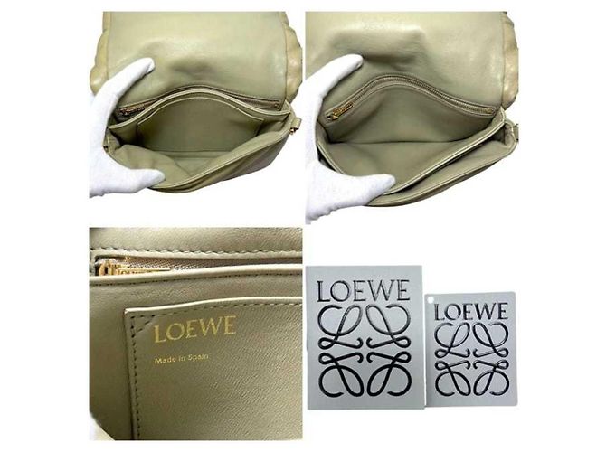 Borsa a Spalla Goya Puffer Loewe Verde Cachi - vista 10