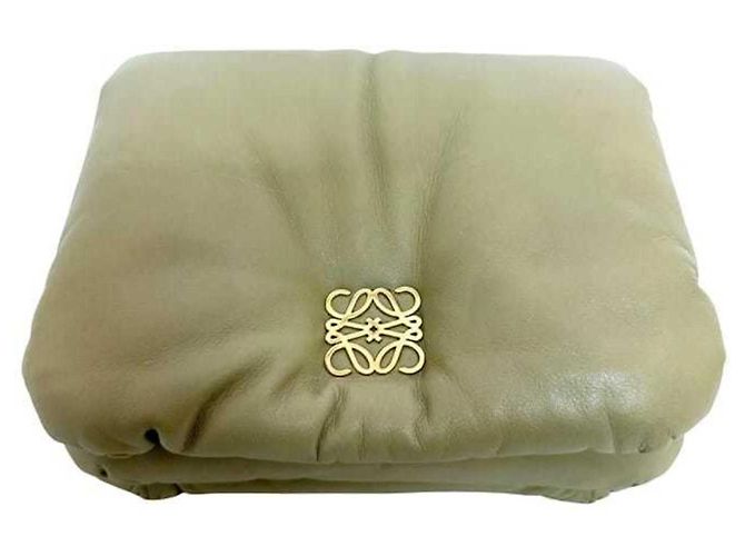 Borsa a Spalla Goya Puffer Loewe Verde Cachi - vista 7