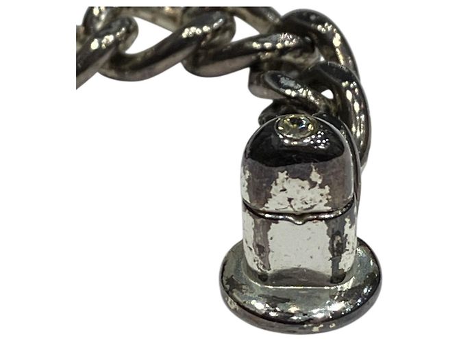 Bracciale charm Turn Lock con il logo Coco di Chanel - vista 8