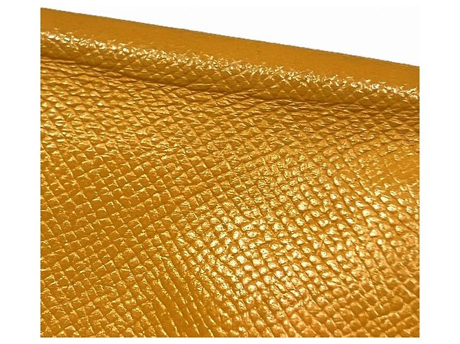 Cartera Larga Bearn de Hermès en Amarillo Azufre - vista 9