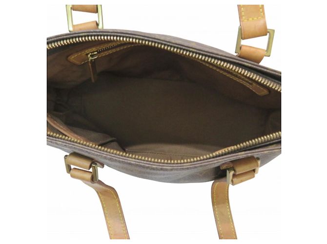 Borsa Tote Cabas Piano Monogram Louis Vuitton Marrone Monogramma - vista 5