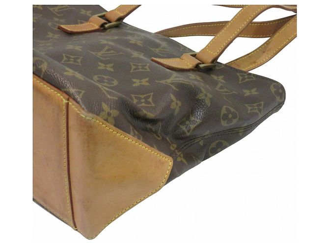 Borsa Tote Cabas Piano Monogram Louis Vuitton Marrone Monogramma - vista 8