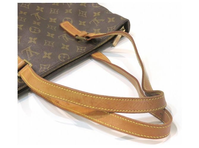 Borsa Tote Cabas Piano Monogram Louis Vuitton Marrone Monogramma - vista 9