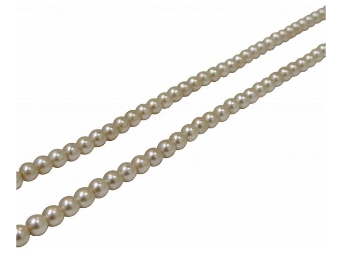 Collana di Perle Placcata Oro Chanel - vista 4