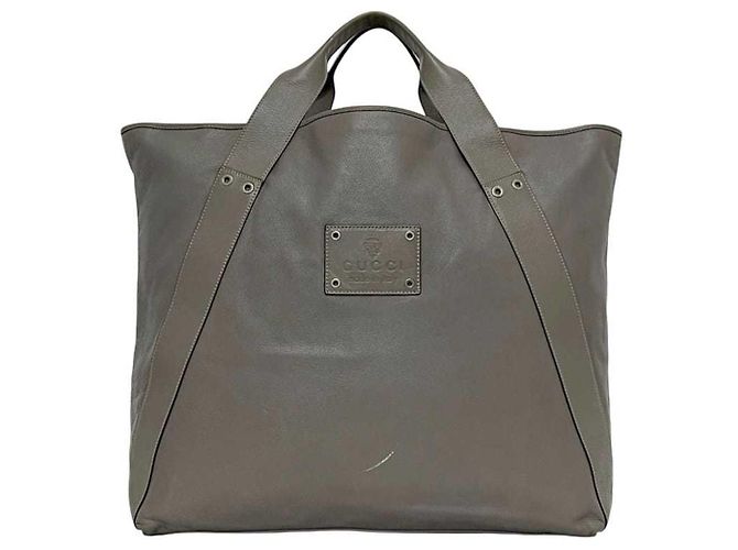 Graue Leder-Tote von Gucci Hysteria Braun - Ansicht 2