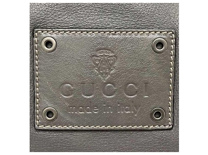 Graue Leder-Tote von Gucci Hysteria Braun - Ansicht 5