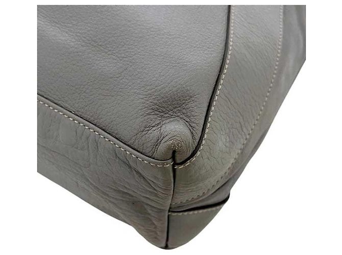 Graue Leder-Tote von Gucci Hysteria Braun - Ansicht 8