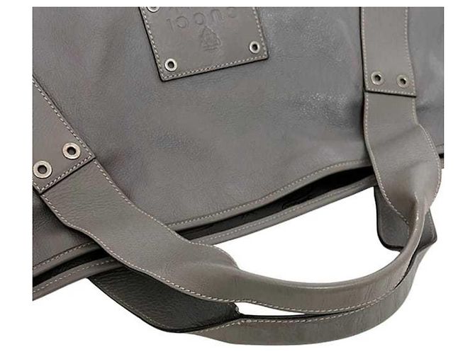 Graue Leder-Tote von Gucci Hysteria Braun - Ansicht 9