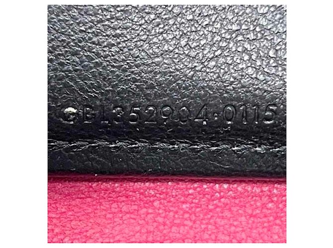 Cartera larga de cuero rosa Yves Saint Laurent - vista 5