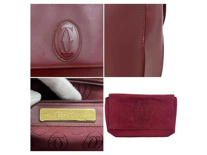 Borsa Must Clutch di Cartier in Bordeaux Bordò - vista 11