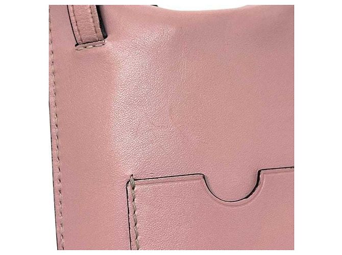 Borsa Loewe Gate in pelle rosa - vista 10