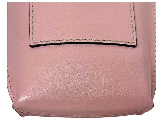 Borsa Loewe Gate in pelle rosa - vista 11
