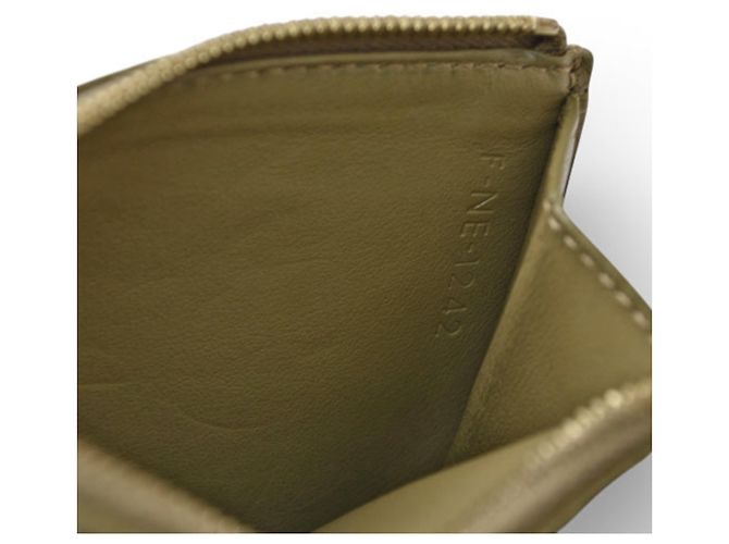 Triomphe Céline Tarjetero de cuero oliva Celine Verde oliva - vista 6