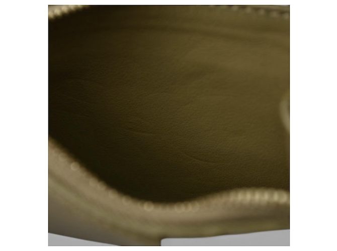 Triomphe Céline Tarjetero de cuero oliva Celine Verde oliva - vista 7