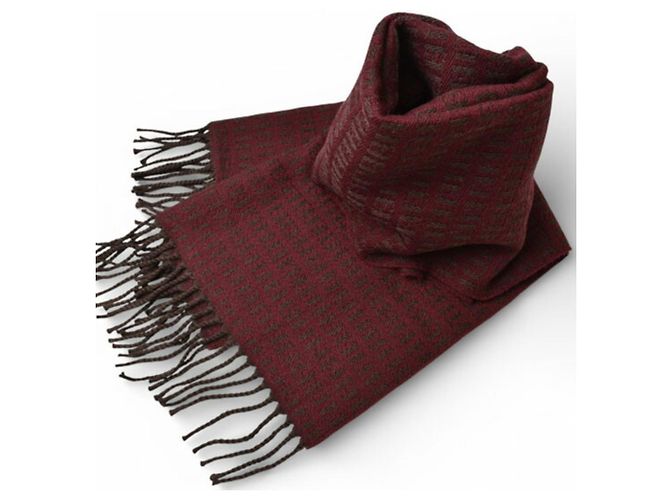 Sciarpa in lana Fendi color bordeaux Bordò - vista 2