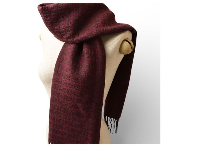 Sciarpa in lana Fendi color bordeaux Bordò - vista 3