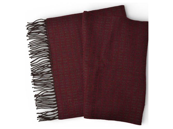Sciarpa in lana Fendi color bordeaux Bordò - vista 4