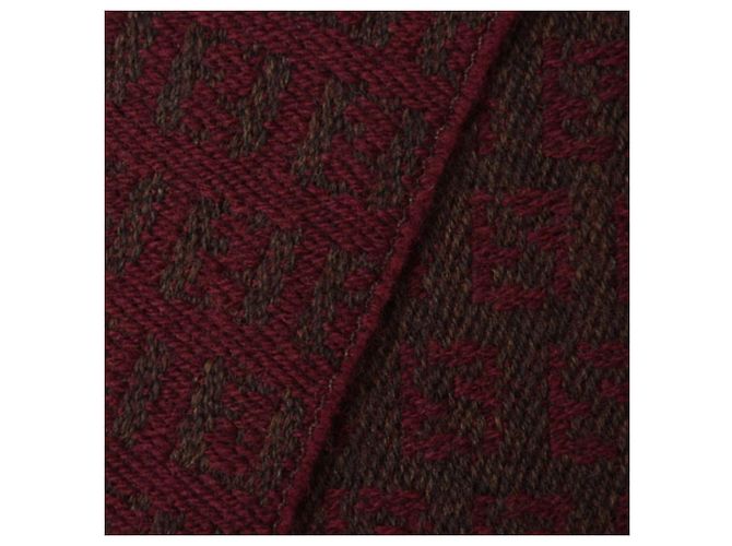 Sciarpa in lana Fendi color bordeaux Bordò - vista 6