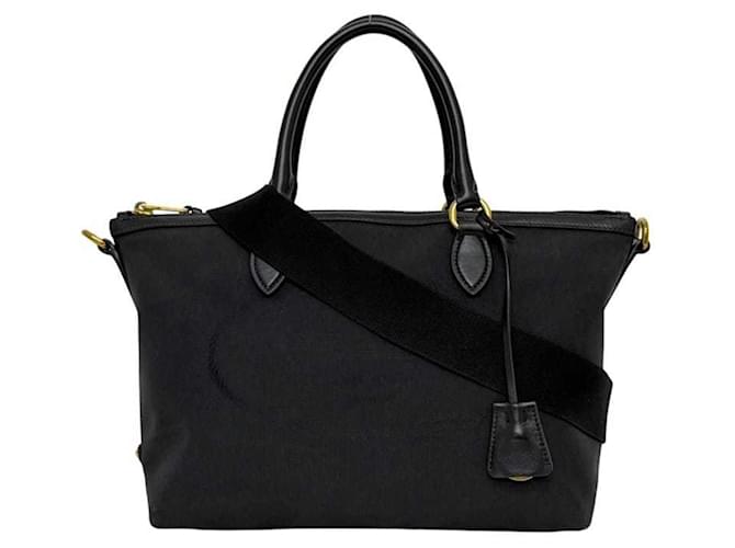 Borsa a Spalla e Tote 2 in 1 Prada Nero - vista 2