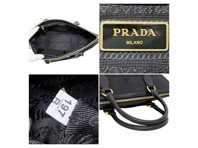 Borsa a Spalla e Tote 2 in 1 Prada Nero - vista 4