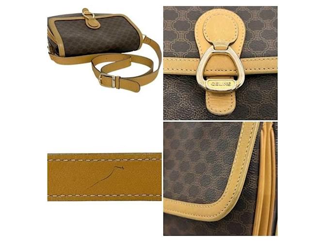 Céline Borsa a tracolla Celine Macadam marrone - vista 9
