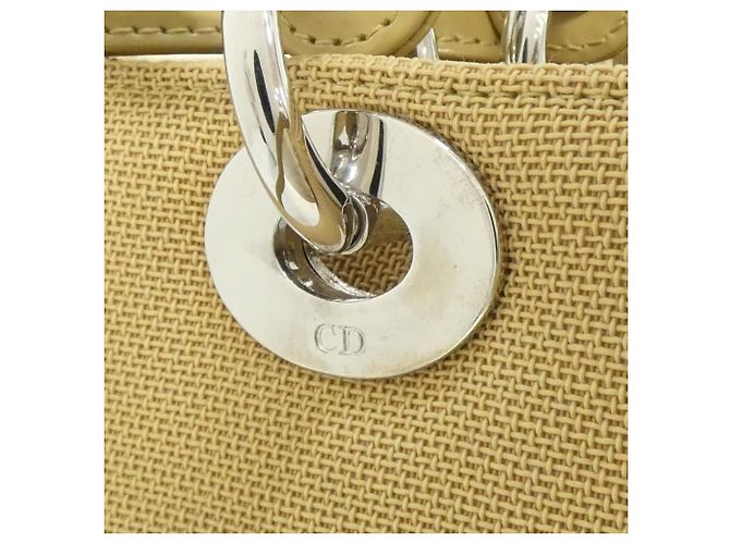 Borsa a mano Christian Dior Beige - vista 5