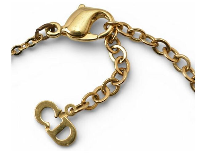 Collana Choker Placcata Oro Christian Dior D'oro - vista 5