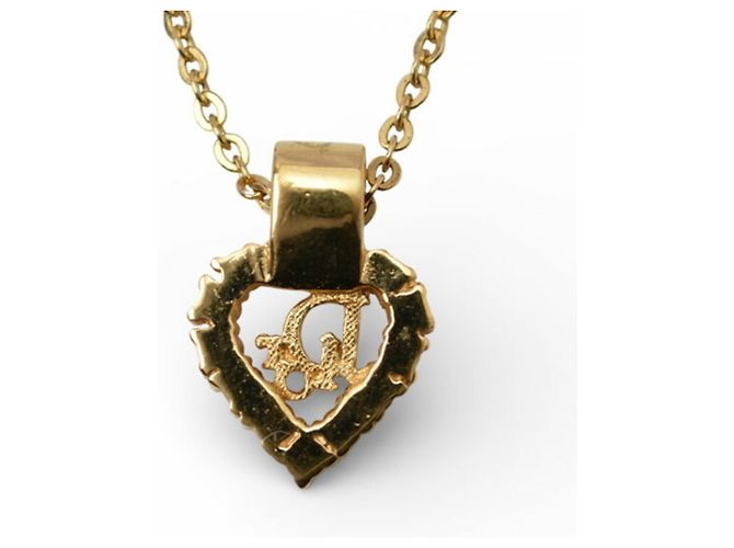 Collana Choker Placcata Oro Christian Dior D'oro - vista 6