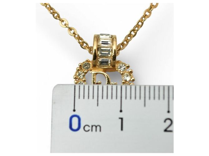 Collana Choker Placcata Oro Christian Dior D'oro - vista 8