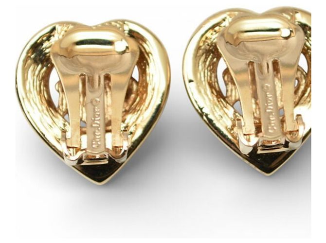 Set di collana e orecchini placcati oro Christian Dior D'oro - vista 7