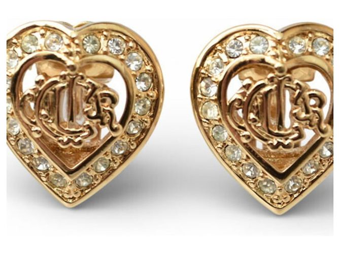 Set di collana e orecchini placcati oro Christian Dior D'oro - vista 9