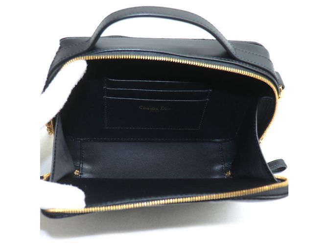 Borsa Dior Macrocannage Caro di Christian Dior Nero - vista 3