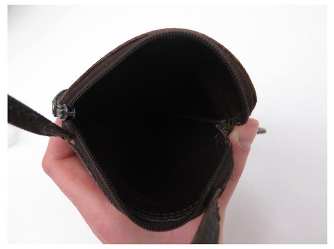 POCHETTE SEGRETA VINTAGE LOUIS VUITTON TOILE MONOGRAM PORTA MONETE PICCOLA Marrone - vista 10