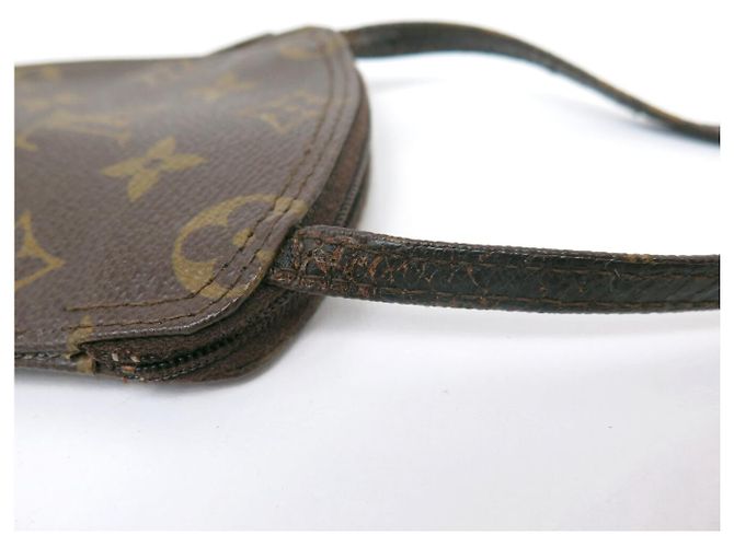 POCHETTE SEGRETA VINTAGE LOUIS VUITTON TOILE MONOGRAM PORTA MONETE PICCOLA Marrone - vista 13